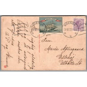 Julemrke 1922 p Postkort