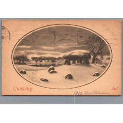 Julemrke 1922 p Postkort