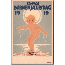 B�rnehj�lpsdagen 1919 - Postkort - Ubrugt