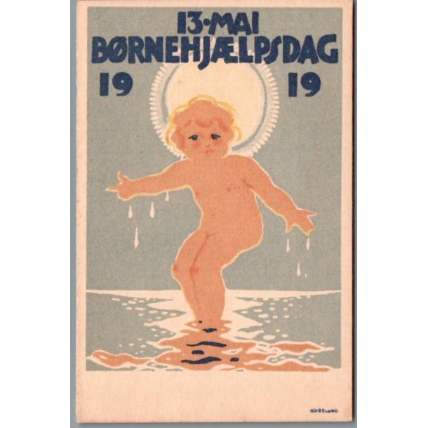 B�rnehj�lpsdagen 1919 - Postkort - Ubrugt