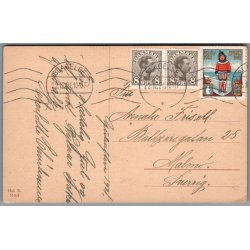 Julemrke 1921 p Postkort