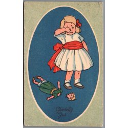 Julemrke 1921 p Postkort