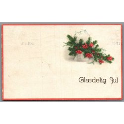 Julemrke 1921 p Postkort