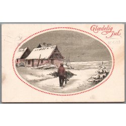 Julemrke 1921 p Postkort