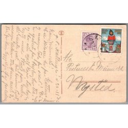 Julemrke 1921 p Postkort
