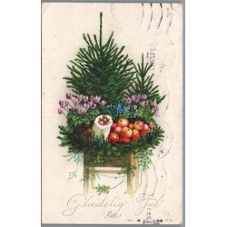 Julemrke 1921 p Postkort