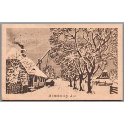 Julemrke 1921 p Postkort