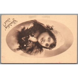 Julemrke 1920 p Postkort