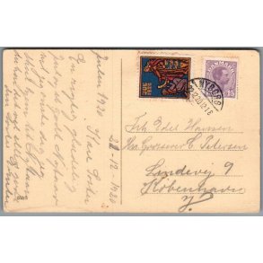 Julemrke 1920 p Postkort