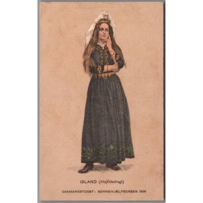 Island - Danmarkstoget - B�rnehj�lpsdagen 1906 - Ubrugt