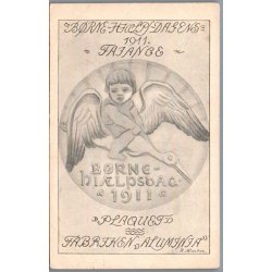 B�rnehj�lpsdagen 1911 - Postkort - Ubrugt