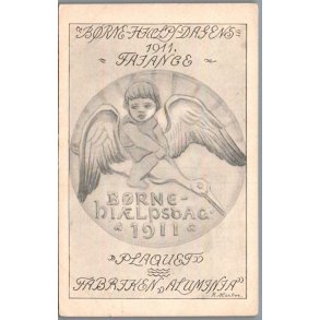 B�rnehj�lpsdagen 1911 - Postkort - Ubrugt