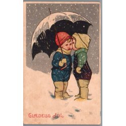 Julem�rke 1919 p� Postkort