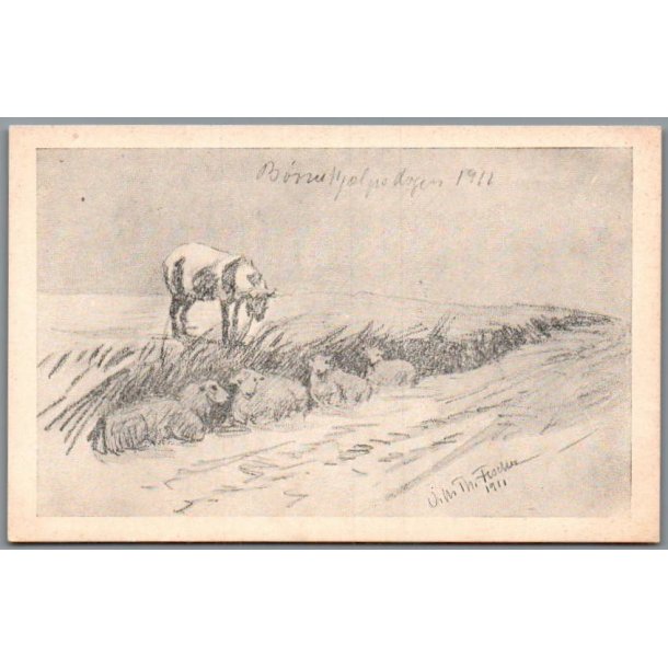 B�rnehj�lpsdagen 1911 - Postkort - Ubrugt