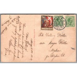 Julem�rke 1919 p� Postkort