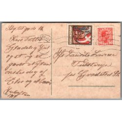 Julemrke 1919 p Postkort