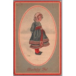 Julemrke 1919 p Postkort