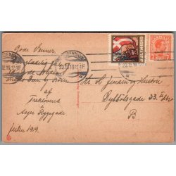 Julemrke 1919 p Postkort