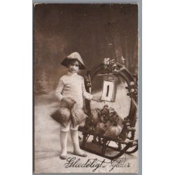 Julemrke 1919 p Postkort