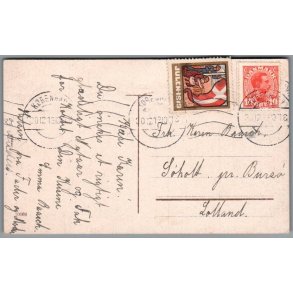 Julemrke 1919 p Postkort