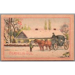 Julemrke 1919 p Postkort