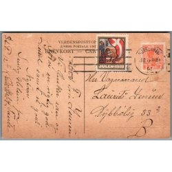 Julemrke 1919 p Postkort