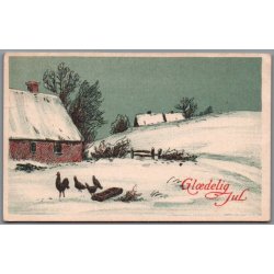 Julemrke 1918 p Postkort