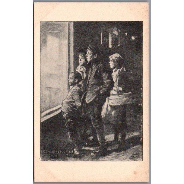 B�rnehj�lpsdagen 1911 - Postkort - Ubrugt
