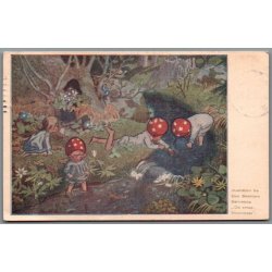 Julemrke 1918 p Postkort