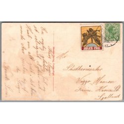 Julemrke 1918 p Postkort