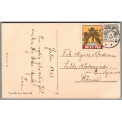 Julemrke 1918 p Postkort