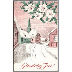 Julemrke 1918 p Postkort