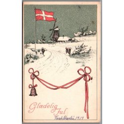 Julem�rke 1918 p� Postkort