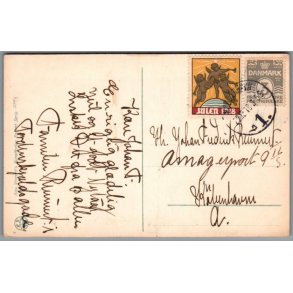 Julemrke 1918 p Postkort