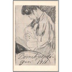 B�rnehj�lpsdagen 1911 - Postkort - Ubrugt