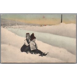 Julemrke 1918 p Postkort