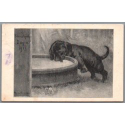 B�rnehj�lpsdagen 1911 - Postkort - Brugt