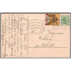 Julemrke 1918 p Postkort