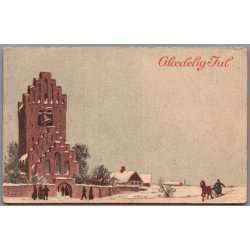 Julemrke 1918 p Postkort