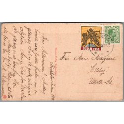 Julemrke 1918 p Postkort