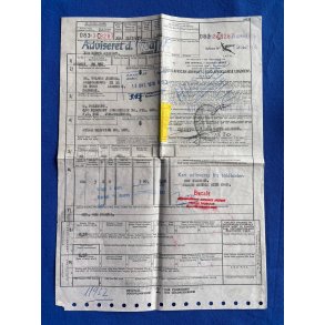 South African Airways - Toldpapirer 12 - 10 - 70