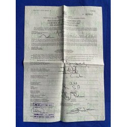 South African Airways - Toldpapirer 12 - 10 - 70