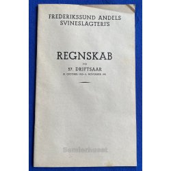 Frederikssund Andels Svineslagteri`s Regnskab 1950 - 1951