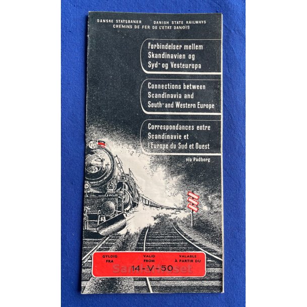 Danske Statsbaner - Forbindelser mellem Skandinavien og Europa