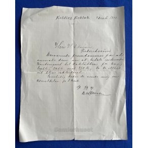 Kolding Roklub - 7 December 1899