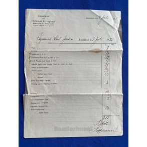 Vognmand Carl Jensens Jordef�rd - 7. Juli 1925 - Holmens Kirkegaard