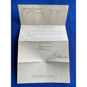 Jydsk Telefon Aktieselskab - Pr�vetelefonistinde Fr�ken Karin Agerholm - Thisted - 1938