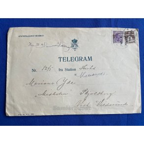 Statstelegrafvsnet - Telegram - 1923