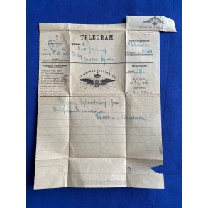Statstelegrafvsnet - Telegram - 1916