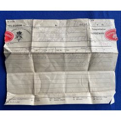 Statstelegrafvsnet - Telegram - 1919